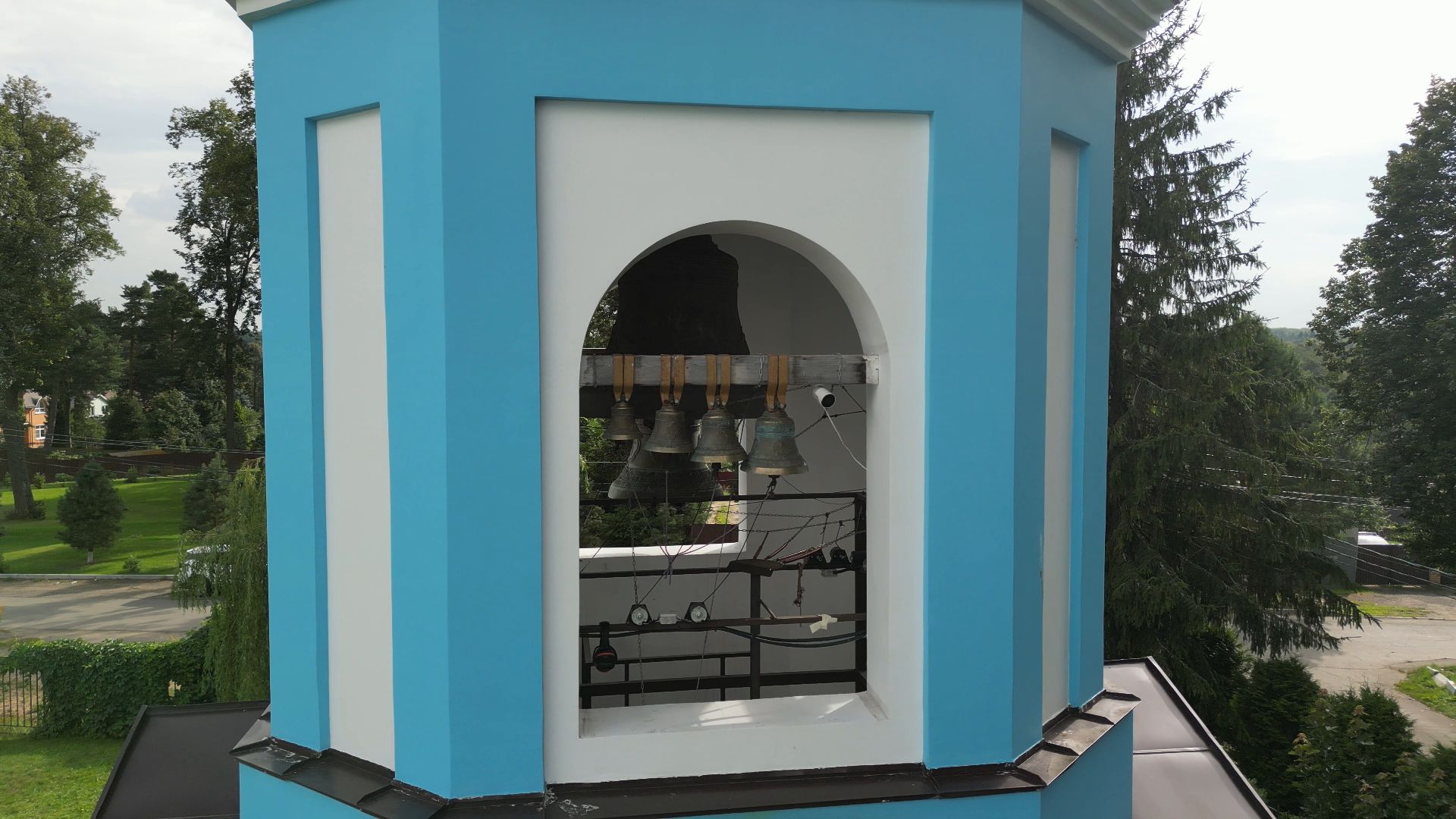 видео с коптера, подольск, церковь, культура,