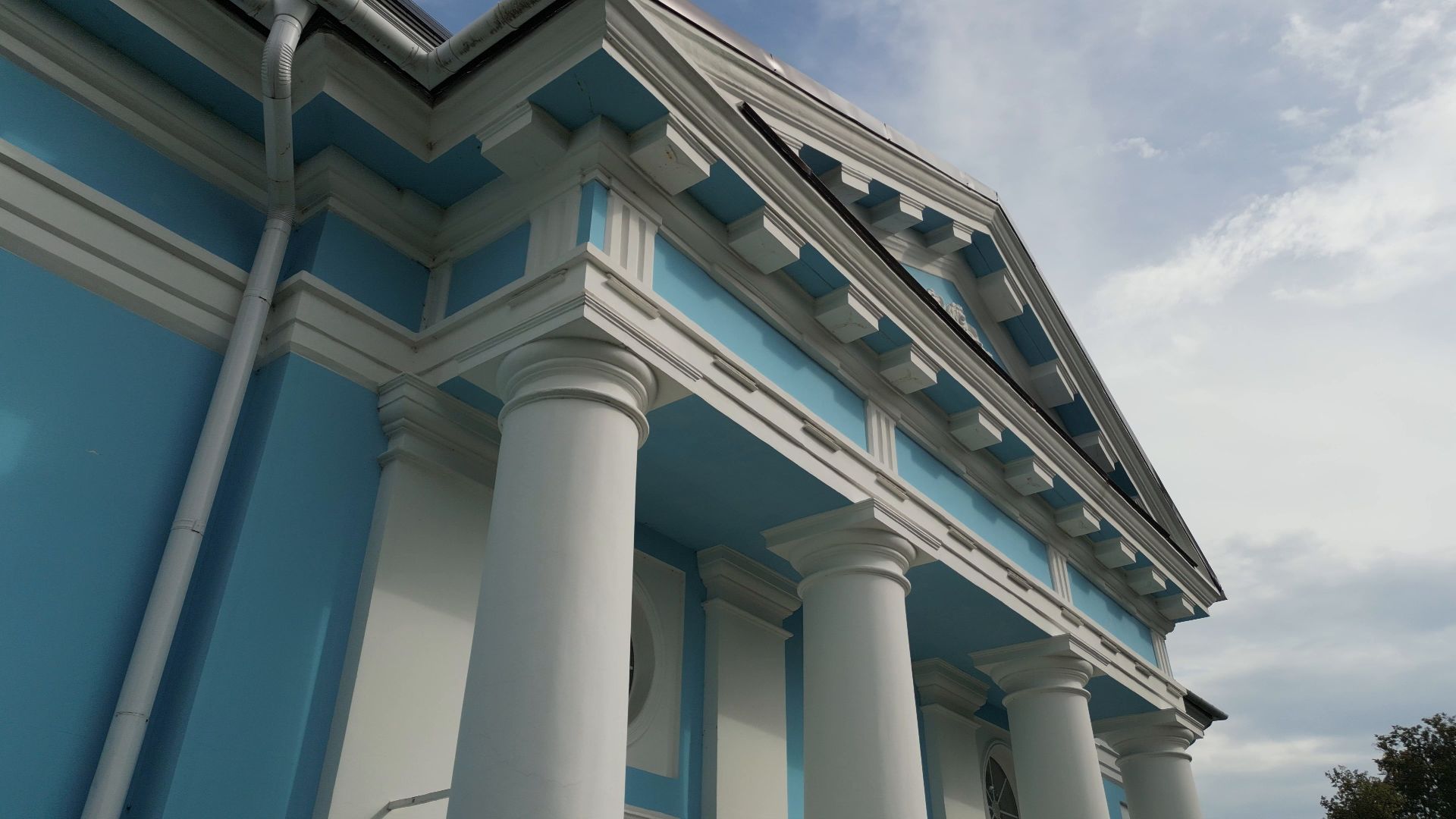 видео с коптера, подольск, церковь, культура,