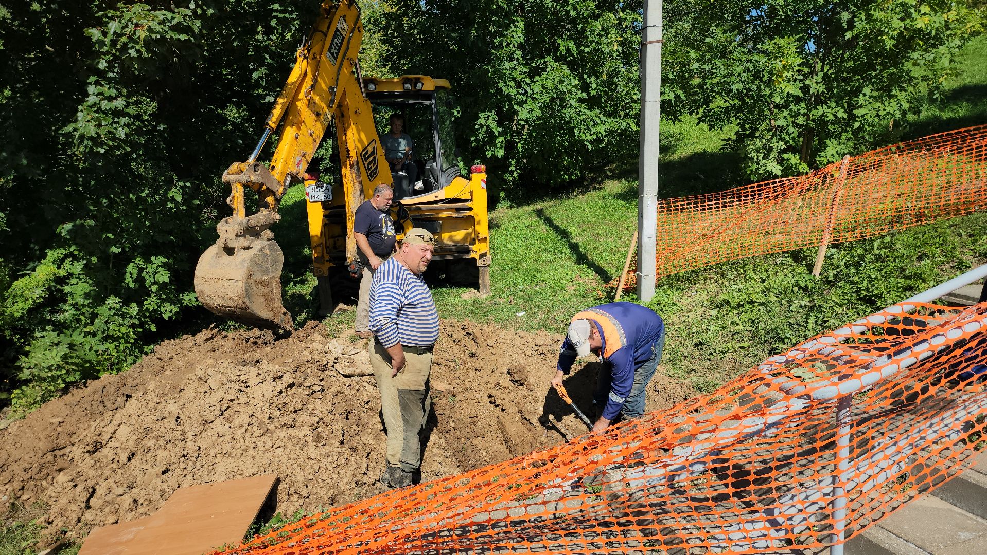 Жкх, Устранение прорыва, Можайск, можайский городской округ, коммунальная служба, московская область, подмосковье,