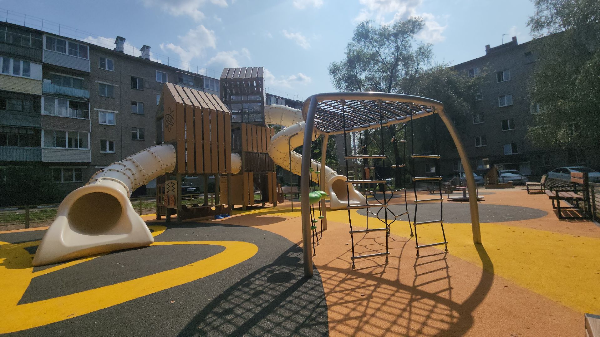 Павловский Посад, Городской округ Павловский Посад, Двор, Дети, Люди,