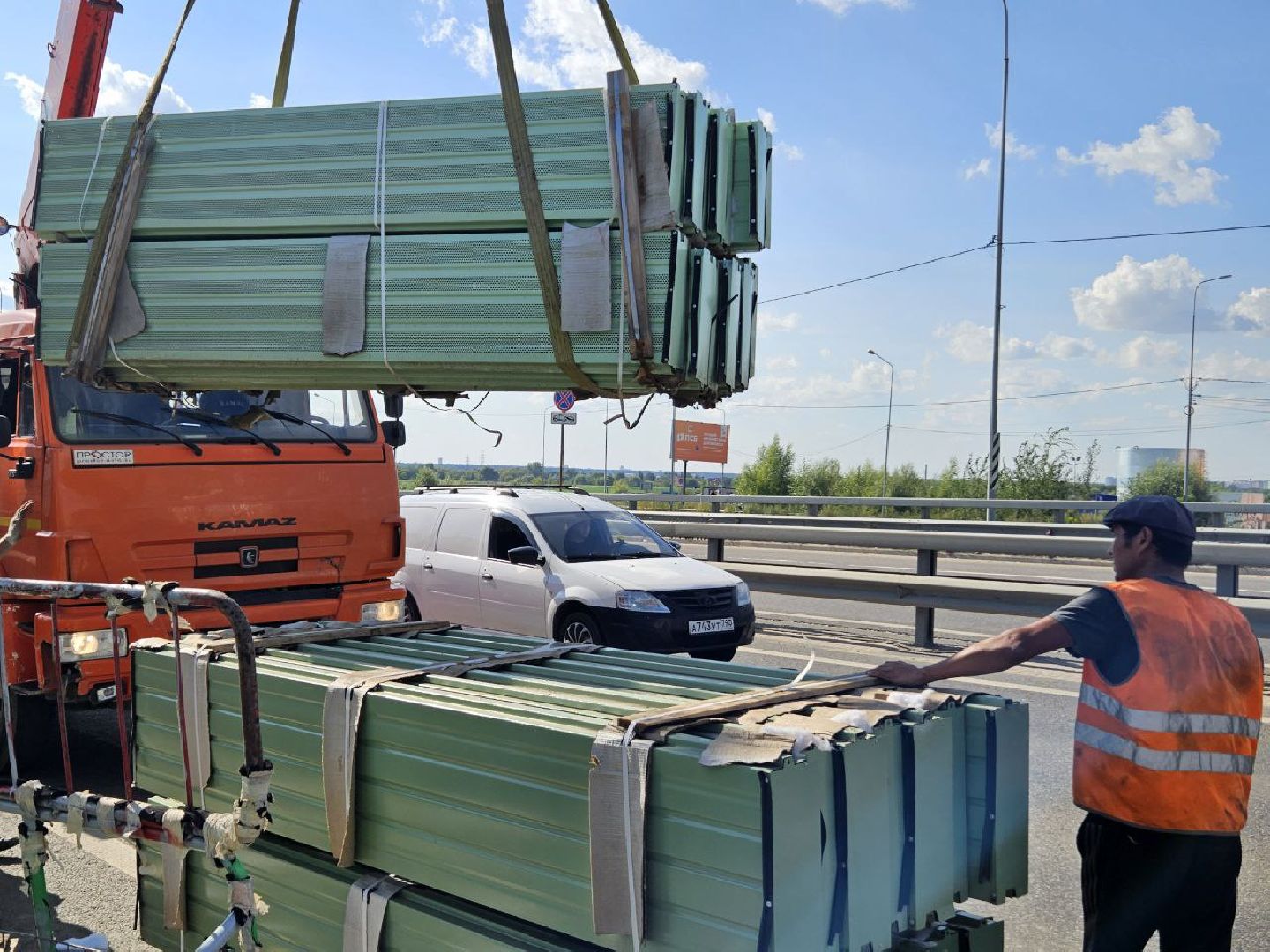 шумозащитные экраны, дорога, трасса, м-5 урал,