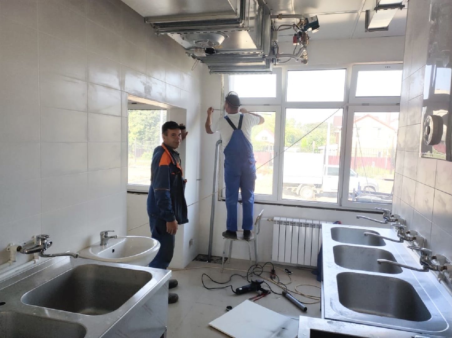 Домодедово, Подмосковье, Образование, Капитальный ремонт, школа, краснопутьская школа,