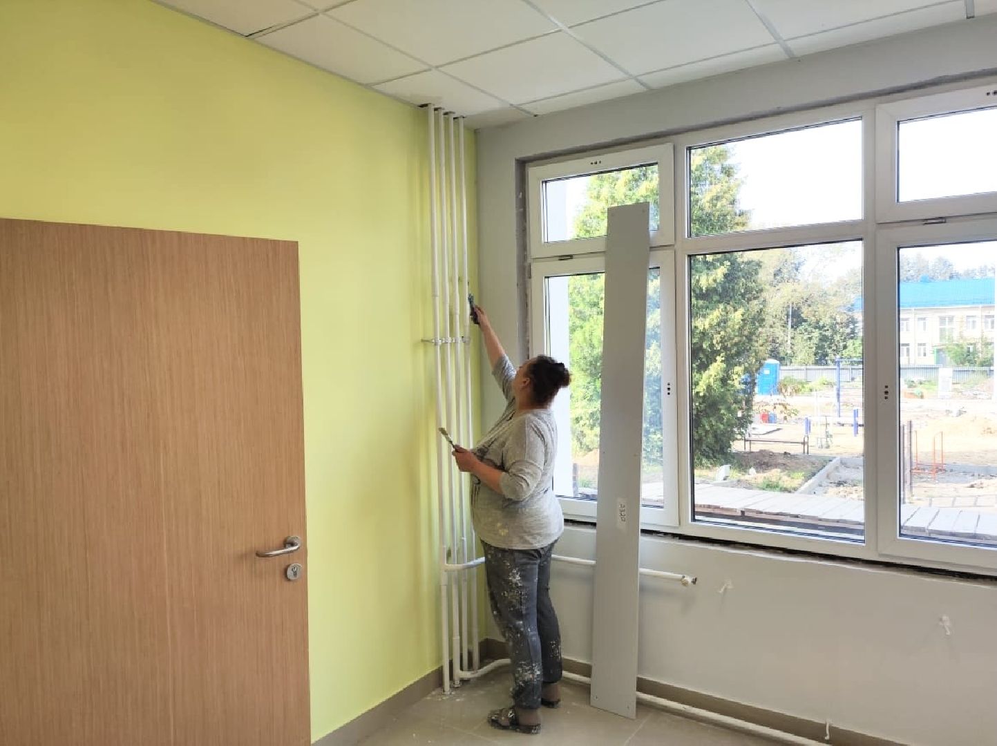 Домодедово, Подмосковье, Образование, Капитальный ремонт, школа, краснопутьская школа,