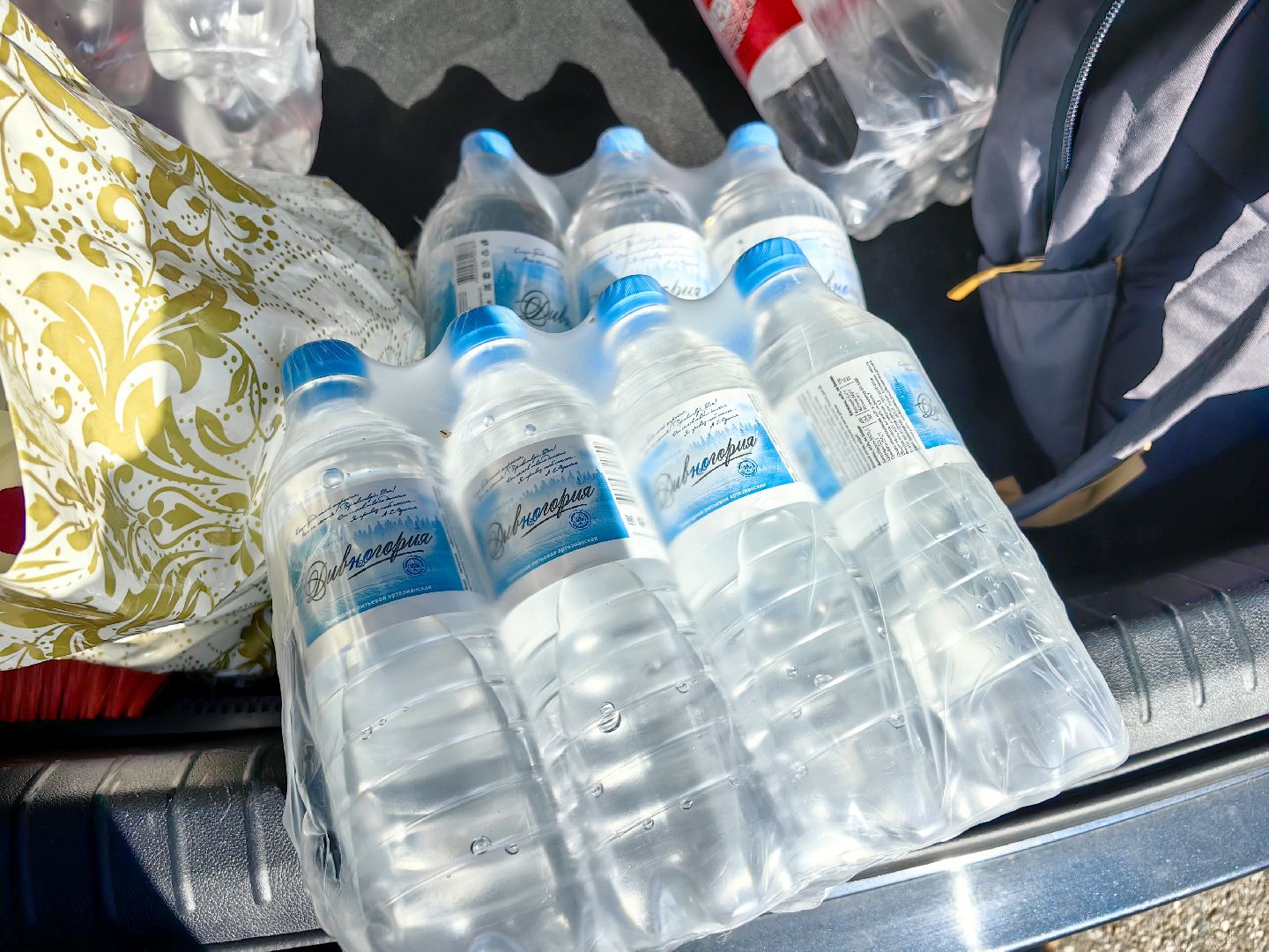 гуманитарный груз, благотворительность, вода, акция, волонтеры,