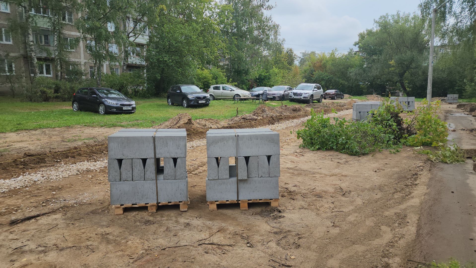 егорьевск, благоустройство, парковка, проезд, двор, двор асфальт,