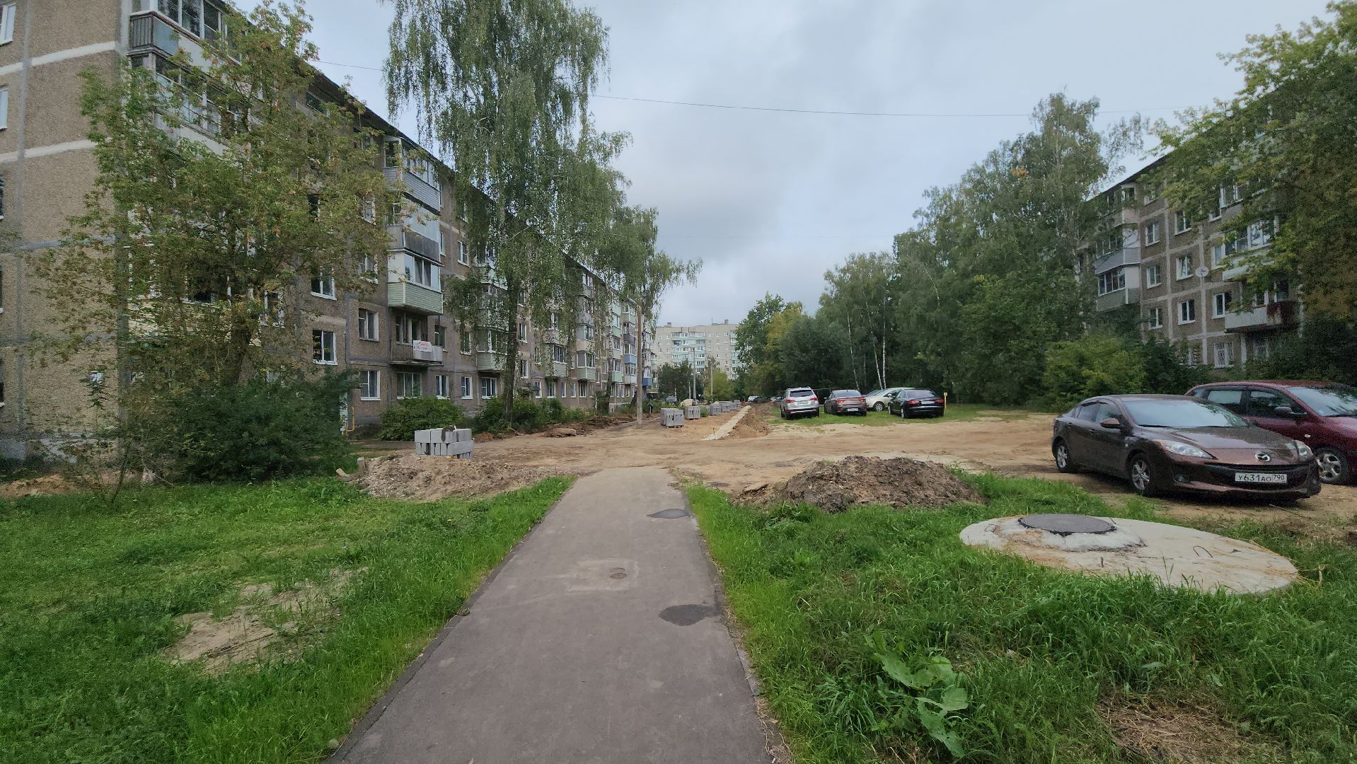 егорьевск, благоустройство, парковка, проезд, двор, двор асфальт,