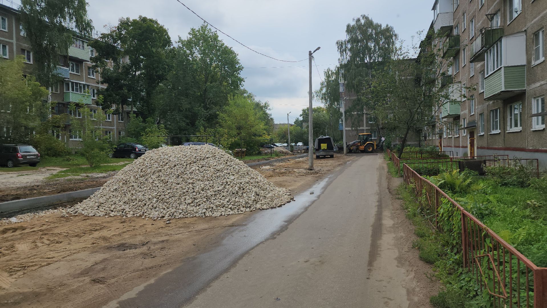 егорьевск, благоустройство, парковка, проезд, двор, двор асфальт,