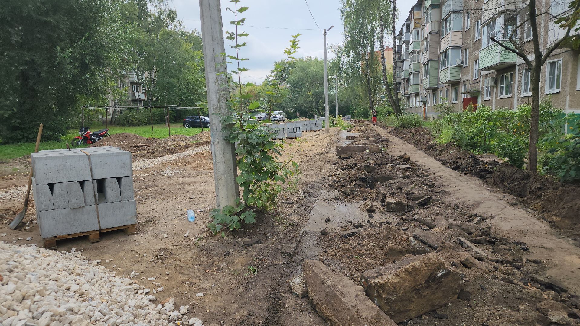 егорьевск, благоустройство, парковка, проезд, двор, двор асфальт,