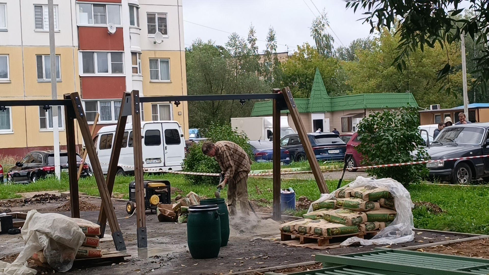 детская площадка, благоустройство, лобня,