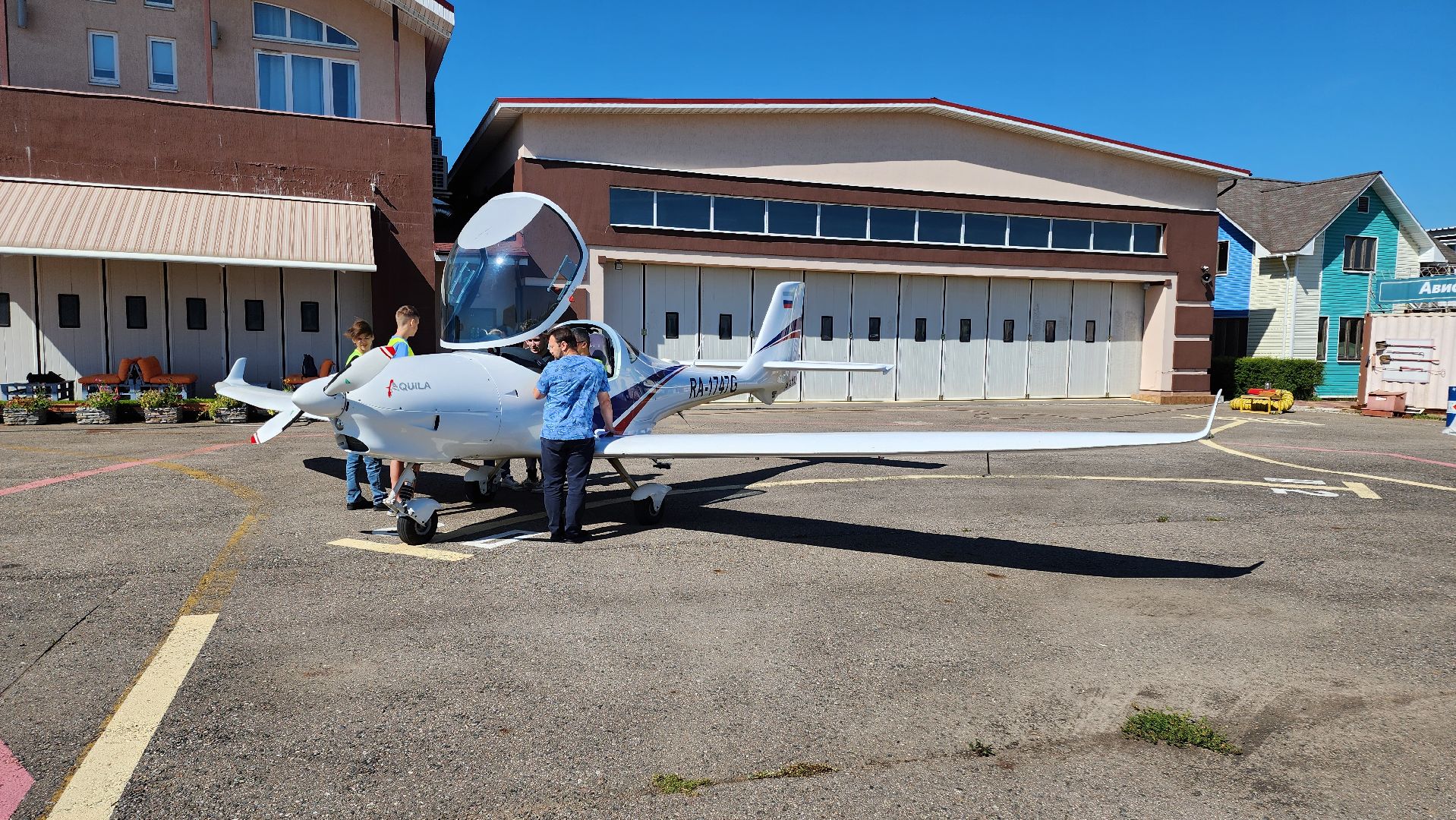 кашира, аэродром северка, авимоделисты, полет на самолете, гражданская авиация,