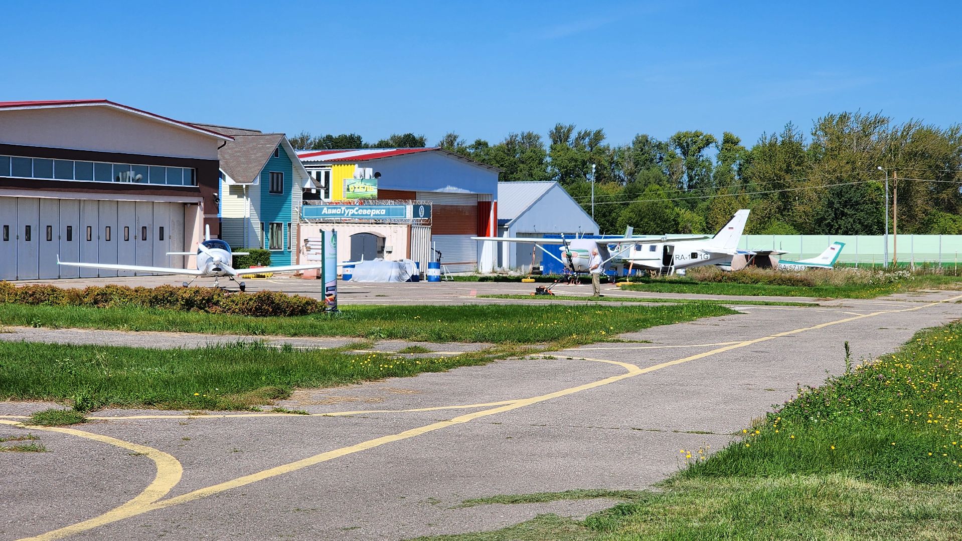 кашира, аэродром северка, авимоделисты, полет на самолете, гражданская авиация,