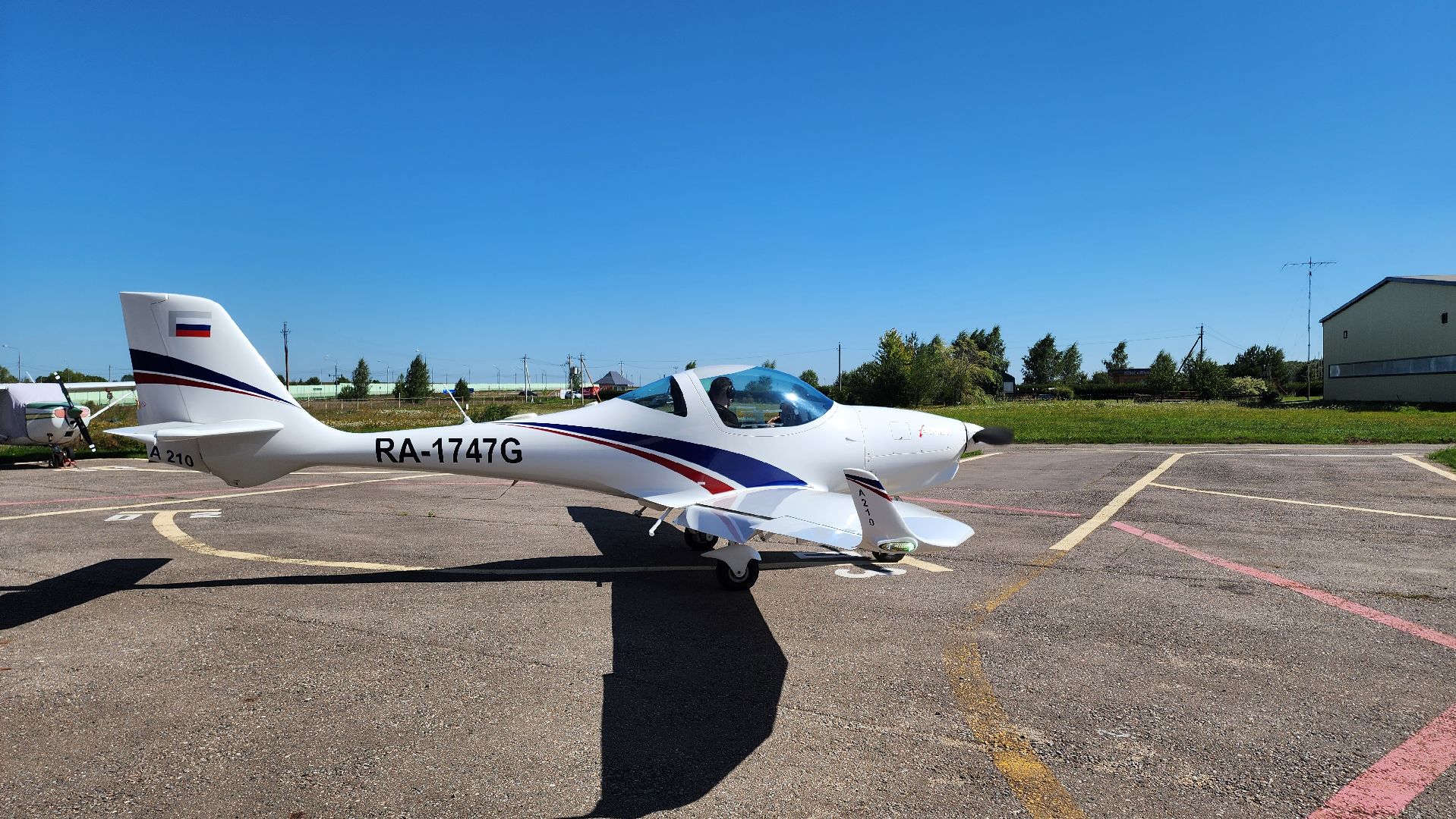 кашира, аэродром северка, авимоделисты, полет на самолете, гражданская авиация,