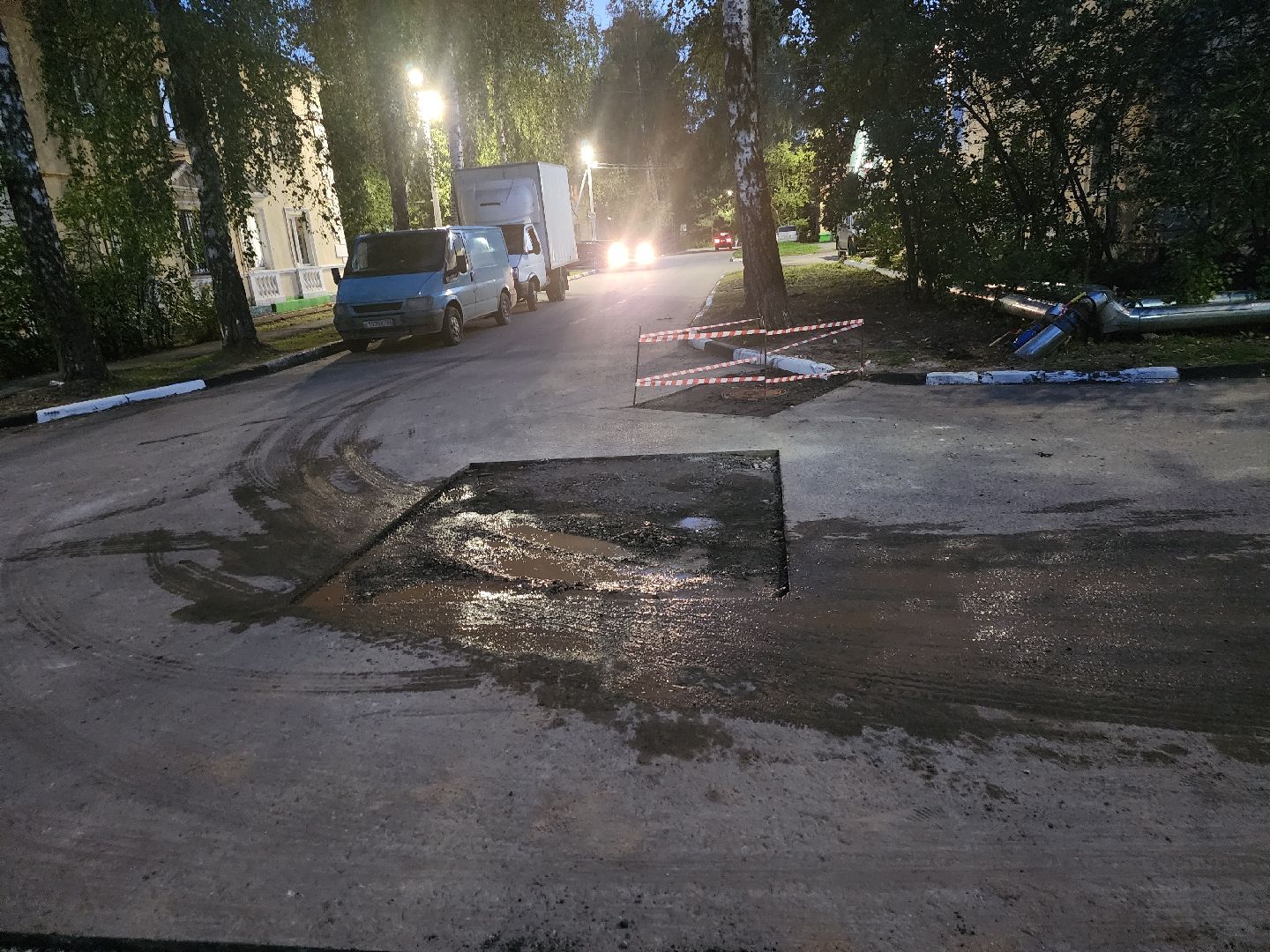 долгопрудный, Павельцево, подд, ямочный ремонт, дороги,