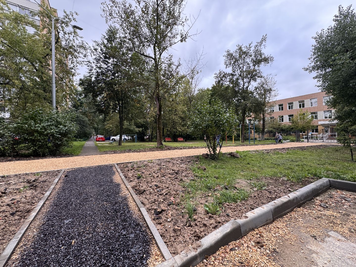 Благоустройство дворов в Одинцово, комплексное благоустройство, Ремонт тротуаров,