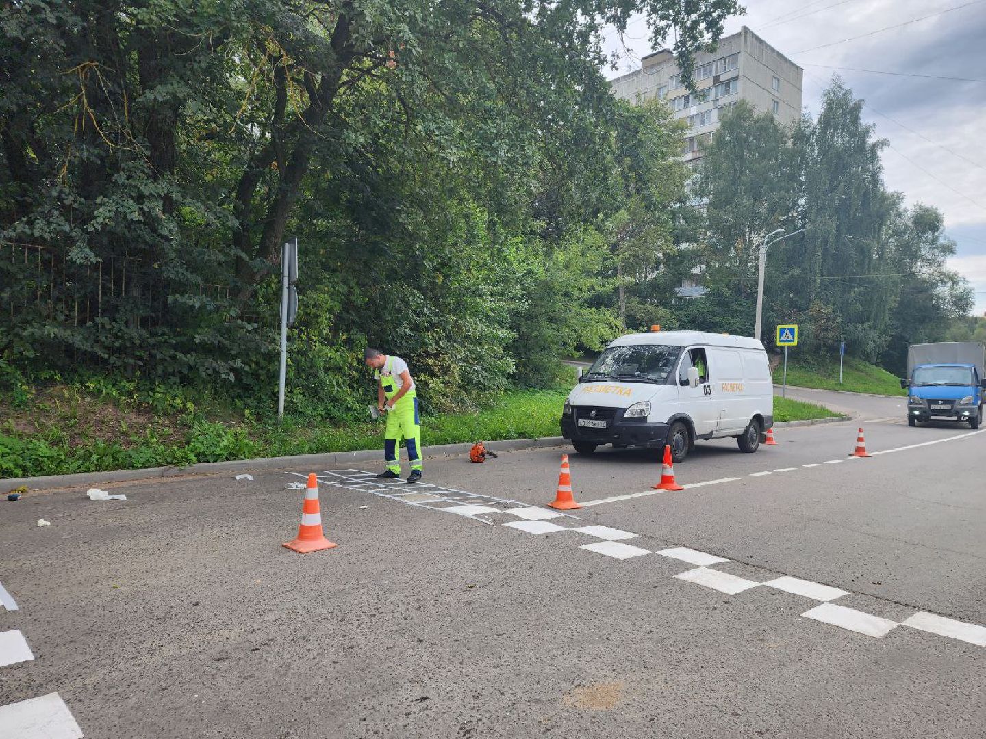 дороги, дорожная безопасность, дорожная разметка,пущино, серпухов,