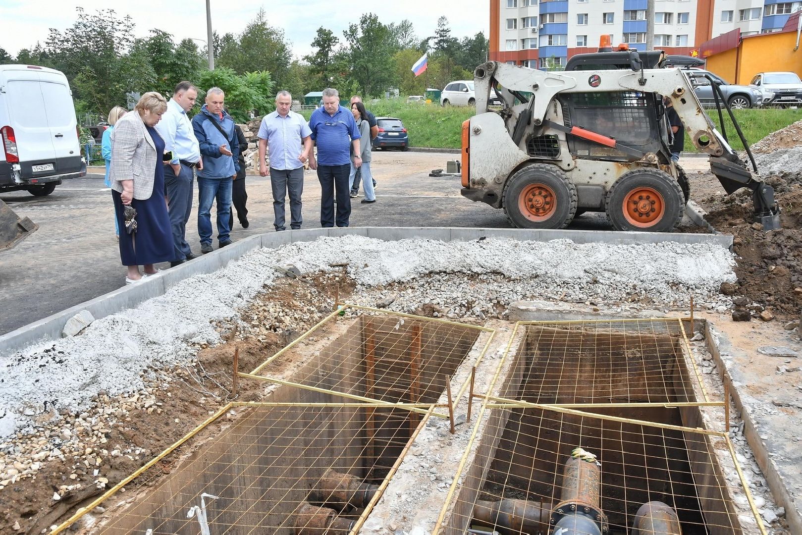 ремонт сетей ГВС, власиха замена труб ГВС, замена теплокамер, Власиха ремонт теплокамер, отопительный сезон 2024-2025,