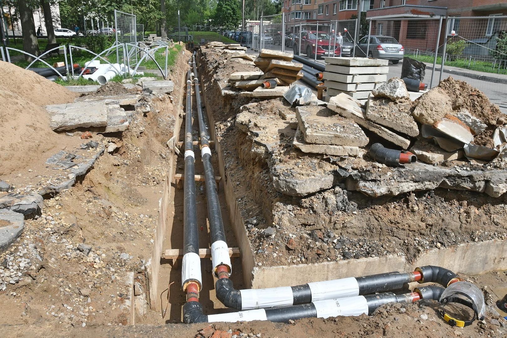 ремонт сетей ГВС, власиха замена труб ГВС, замена теплокамер, Власиха ремонт теплокамер, отопительный сезон 2024-2025,