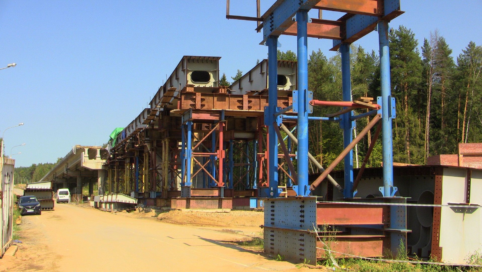 Аникеевка, нахабино, путепровод, дороги, мост, станция Аникеевка,