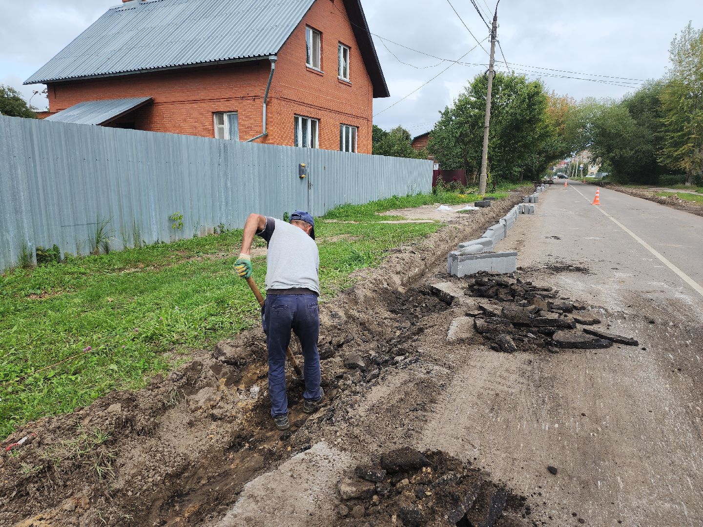 серпухов, подмосковье, ремонт дороги,