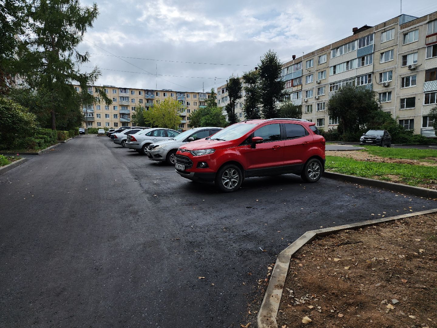 серпухов, подмосковье, комплексное благоустройство двора,