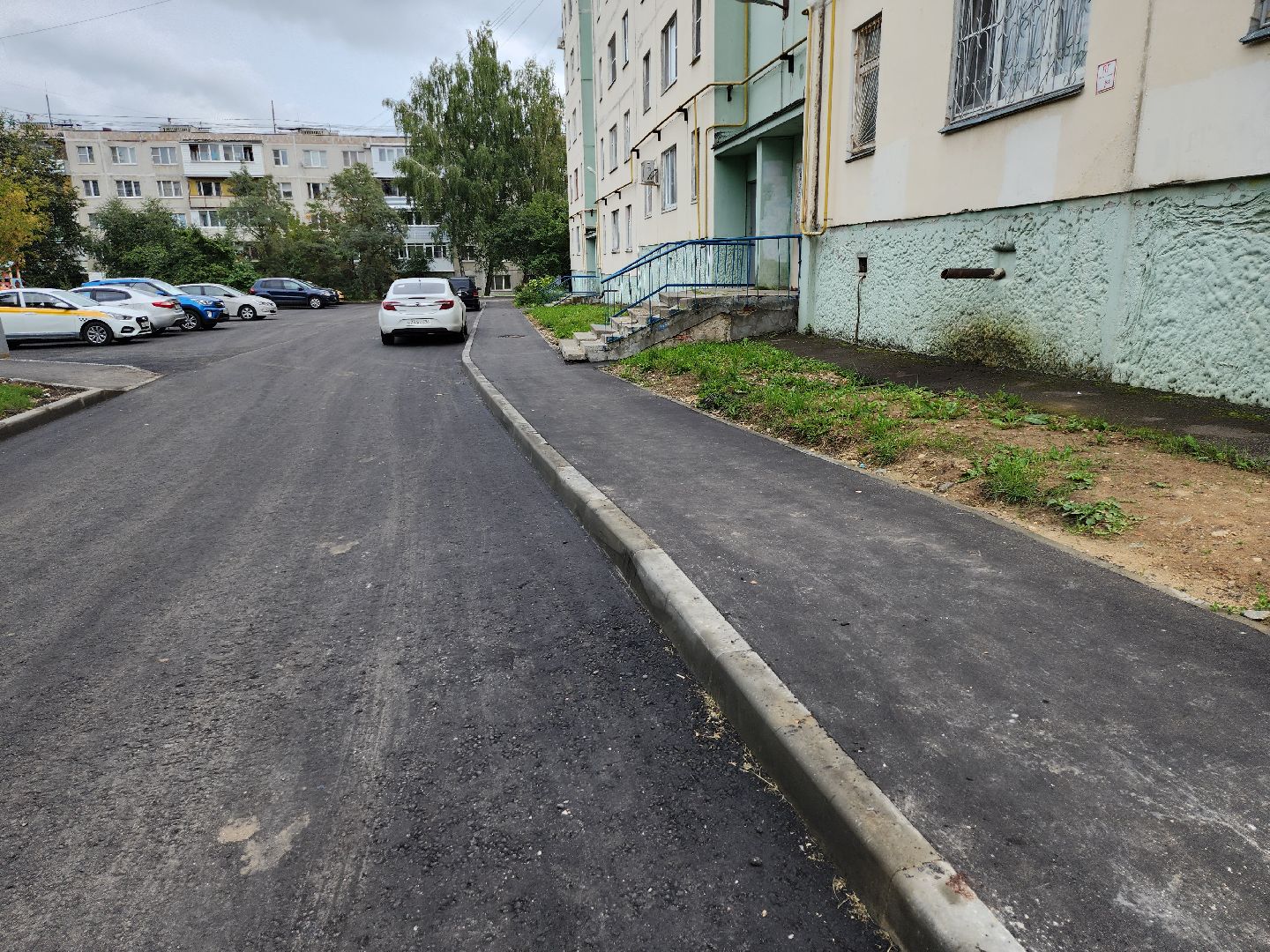 серпухов, подмосковье, комплексное благоустройство двора,