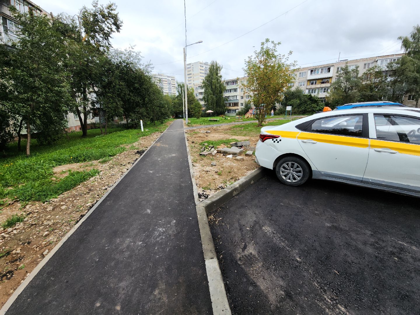 серпухов, подмосковье, комплексное благоустройство двора,