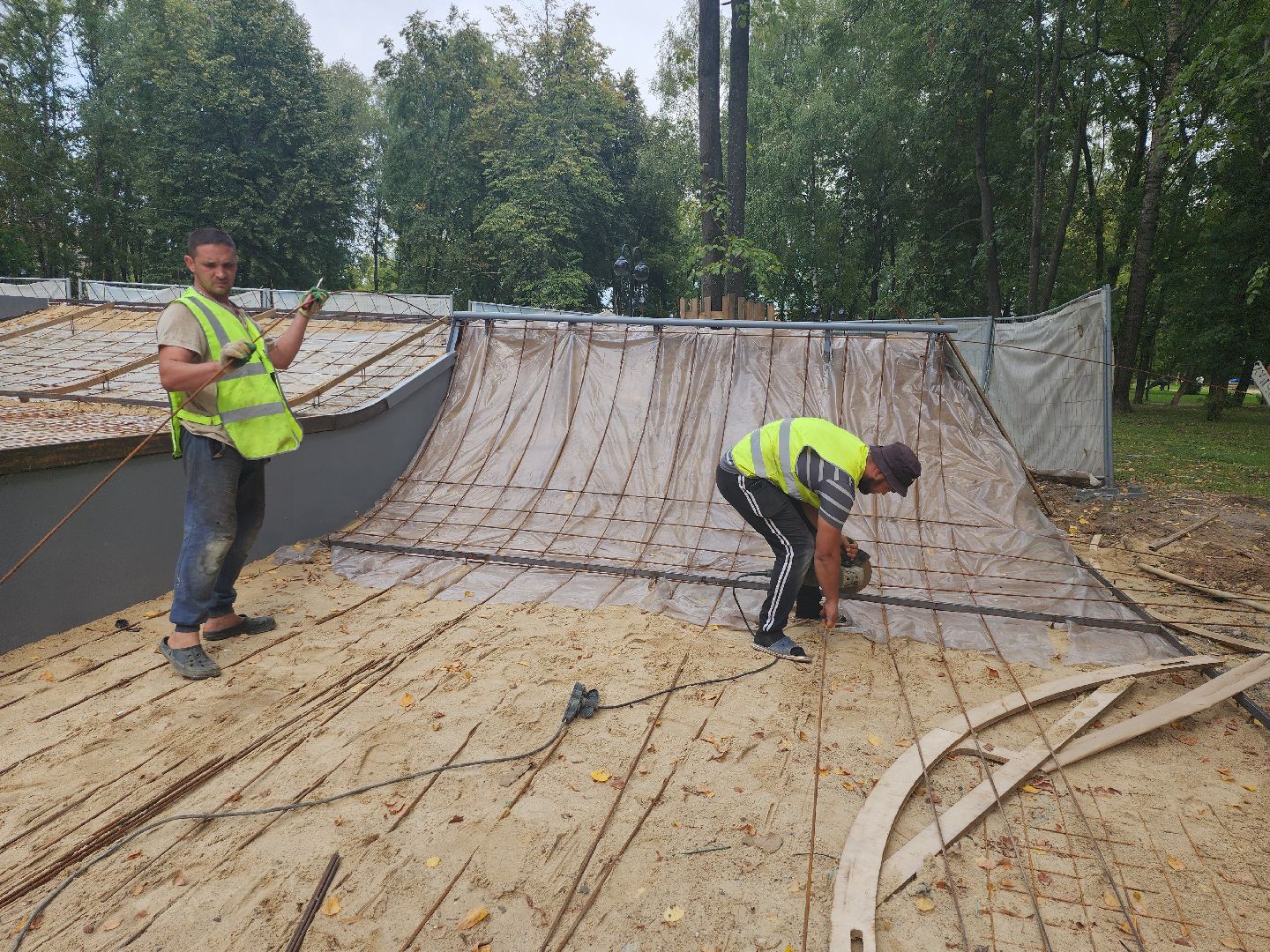 серпухов, подмосковье, строительство скейт площадки,