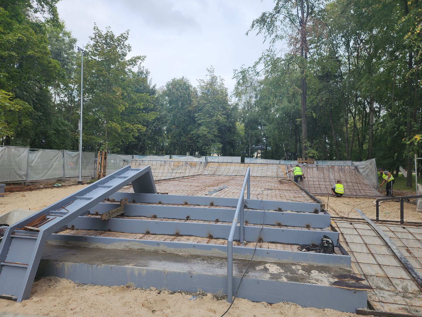 серпухов, подмосковье, строительство скейт площадки,