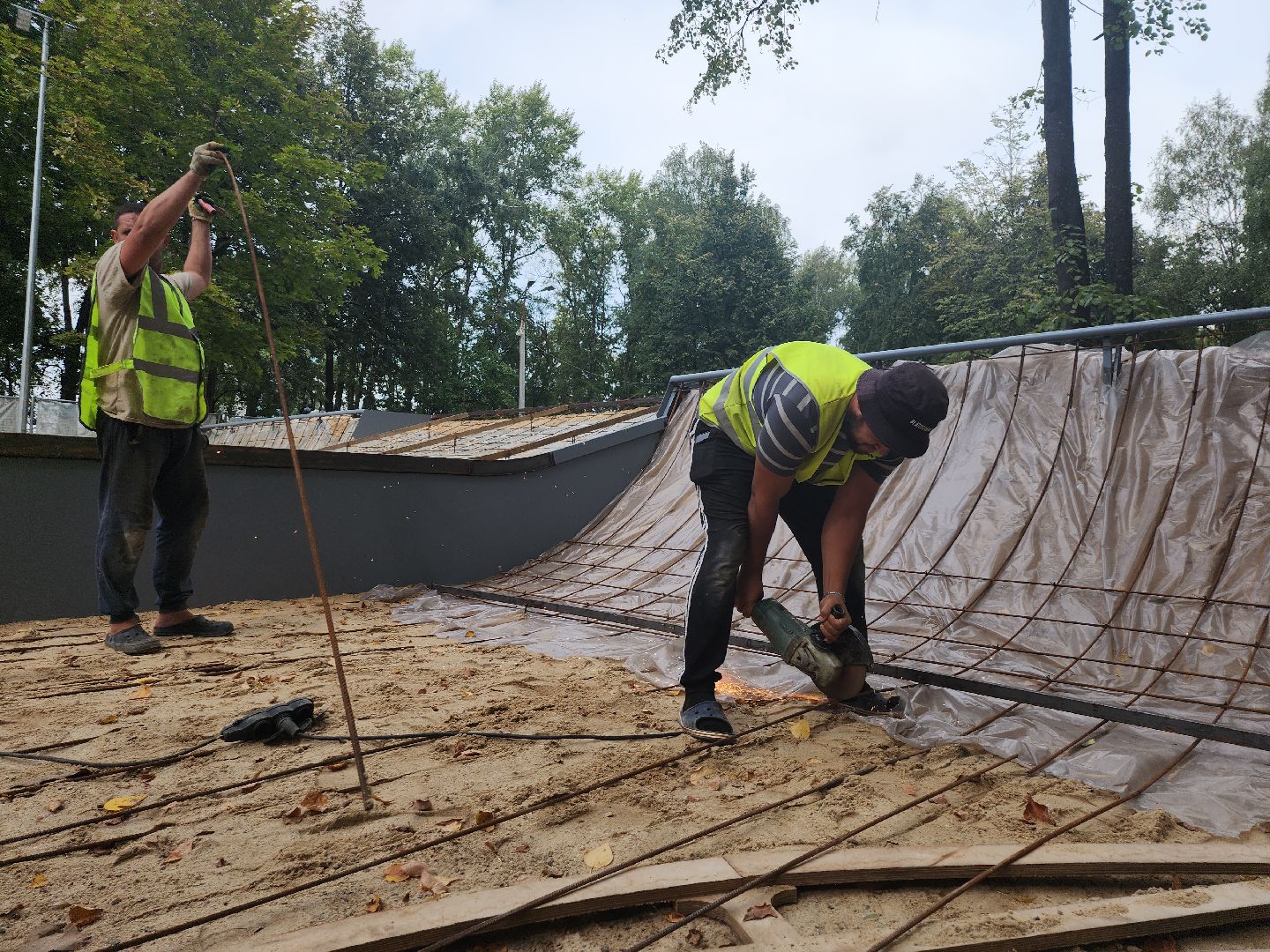 серпухов, подмосковье, строительство скейт площадки,
