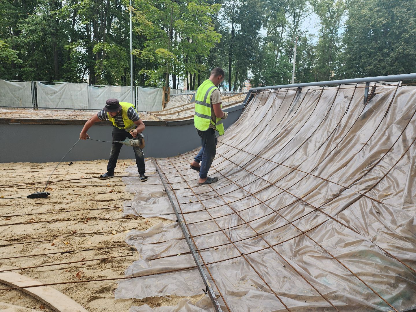 серпухов, подмосковье, строительство скейт площадки,