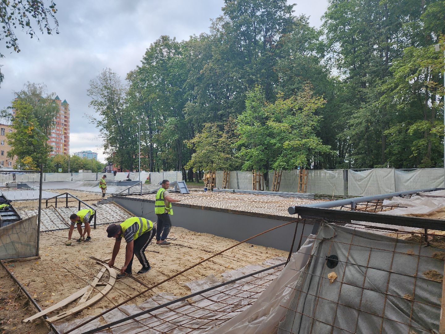 серпухов, подмосковье, строительство скейт площадки,