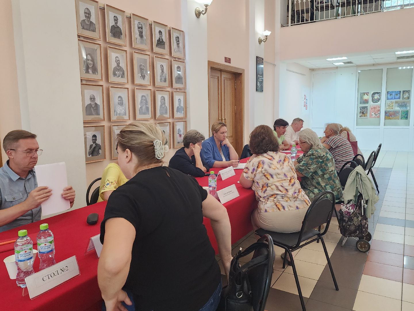 встреча с жителями, больница,