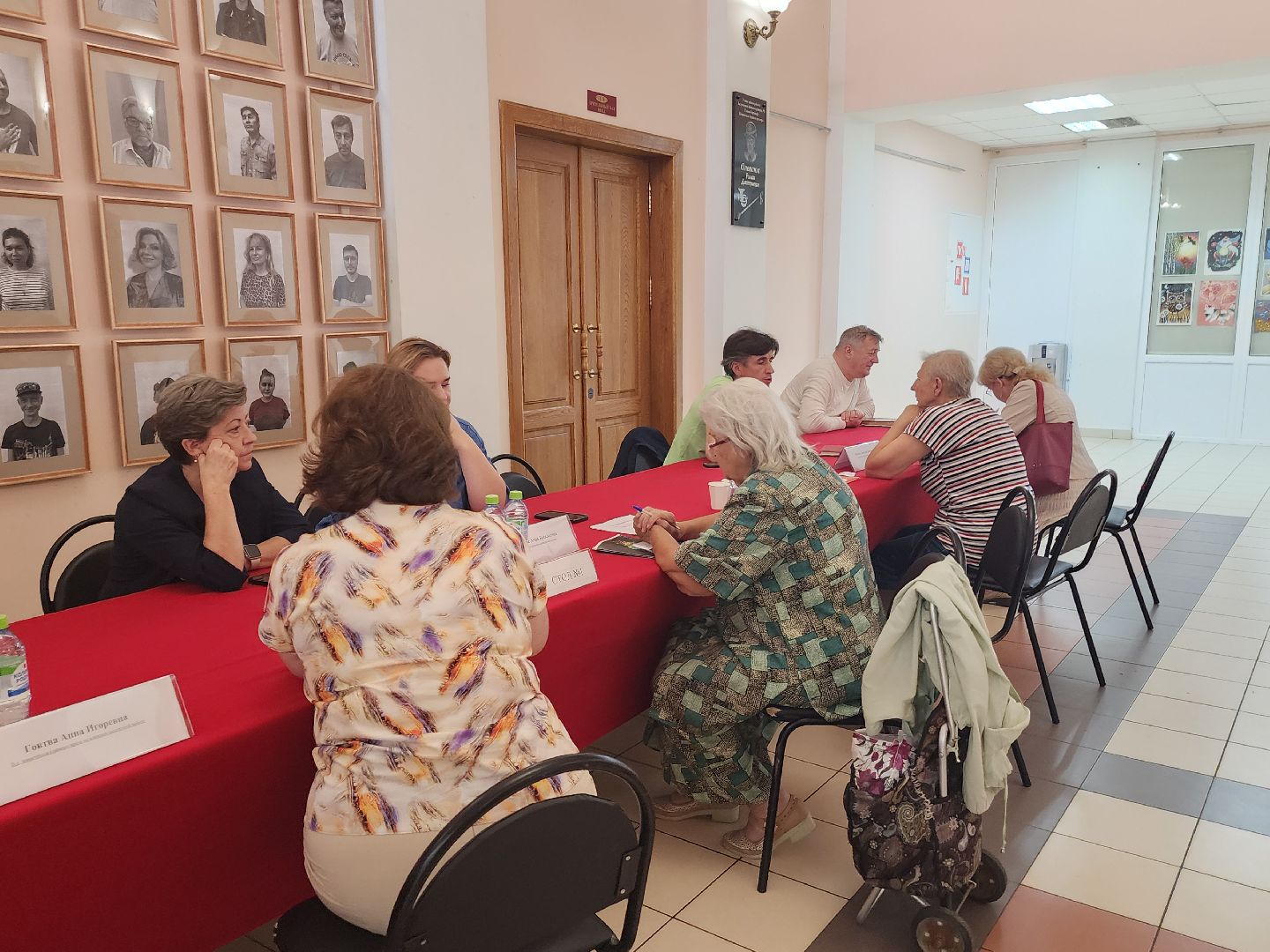 встреча с жителями, больница,