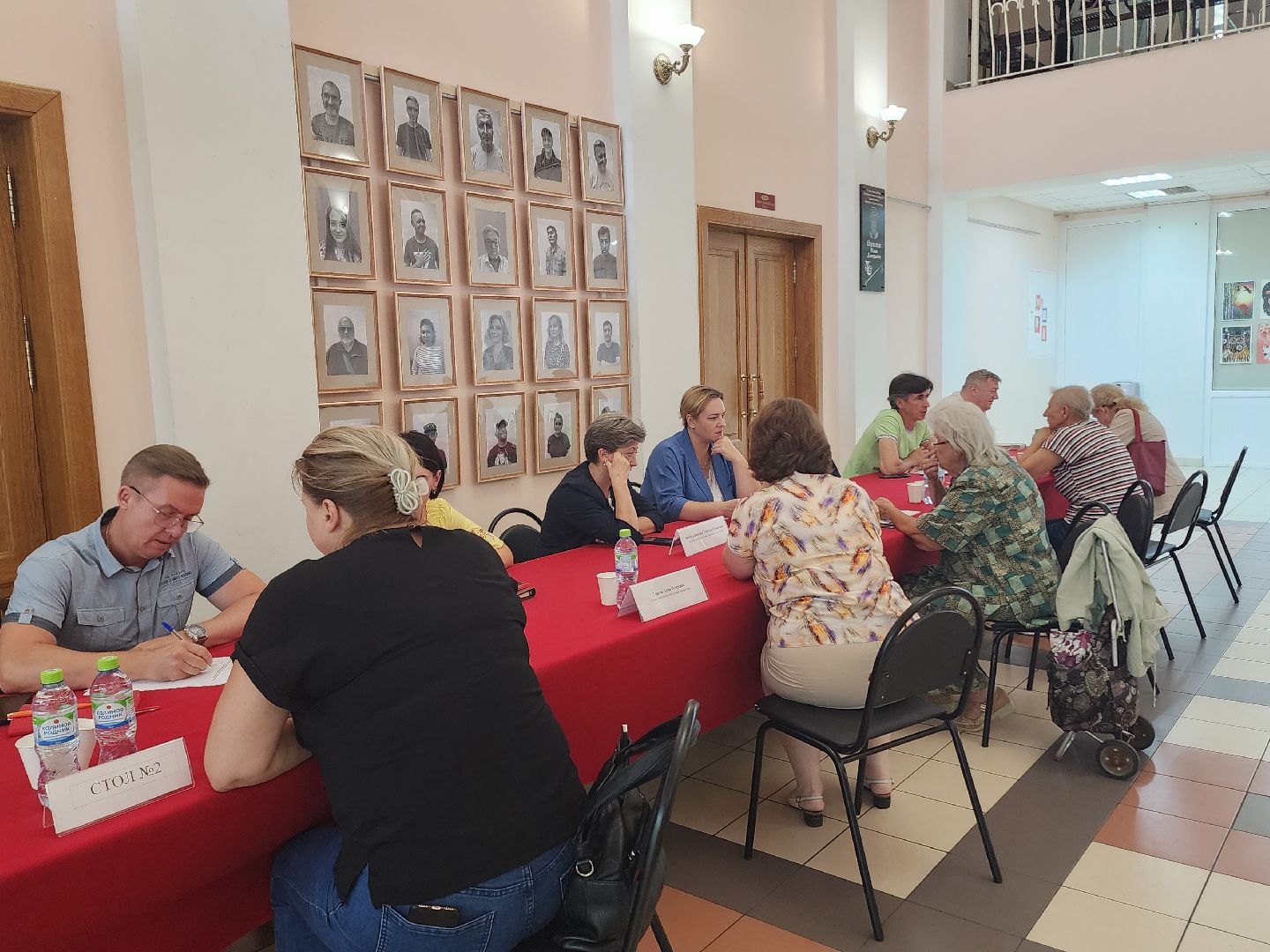 встреча с жителями, больница,