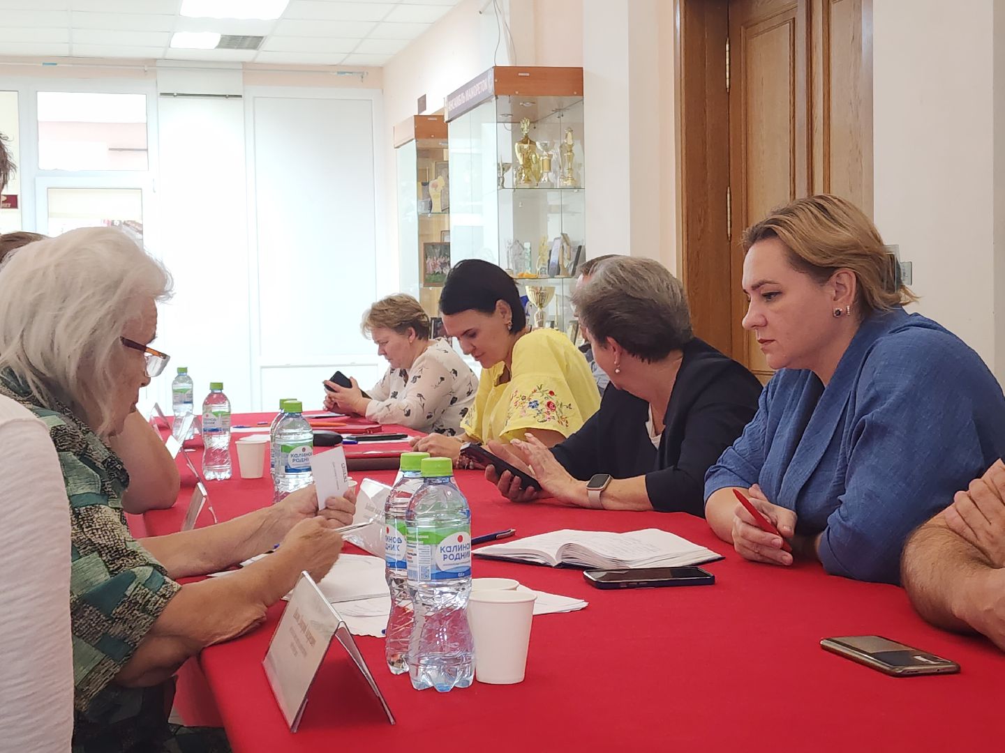 встреча с жителями, больница,