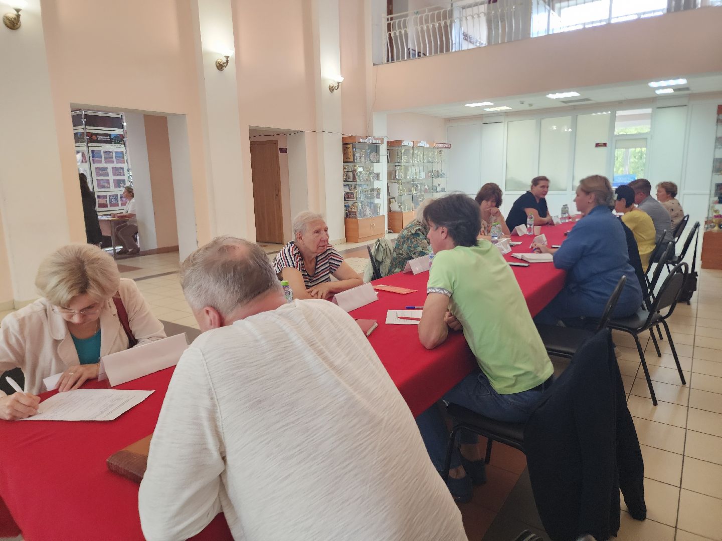 встреча с жителями, больница,