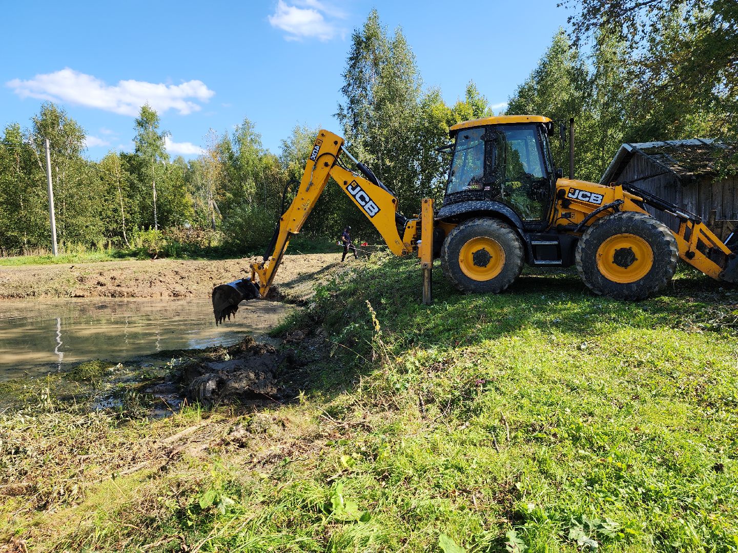 Противопожарный пруд, противопожарная безопасность, противопожарный водоем, можайск, калужское, можайский городской округ, московская область,