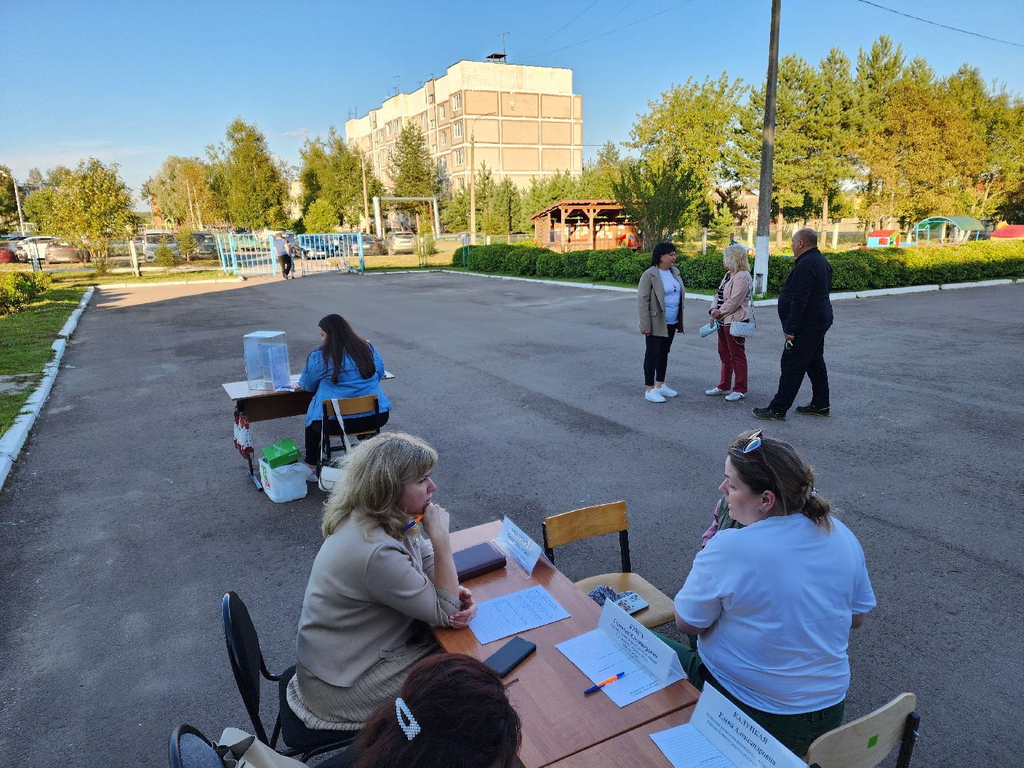 Чехов, село Стремилово, выездная администрация, встреча с жителями, обращения граждан, благоустройство, опиловка деревьев, дорожный ремонт, уличное освещение, улица Луговая,