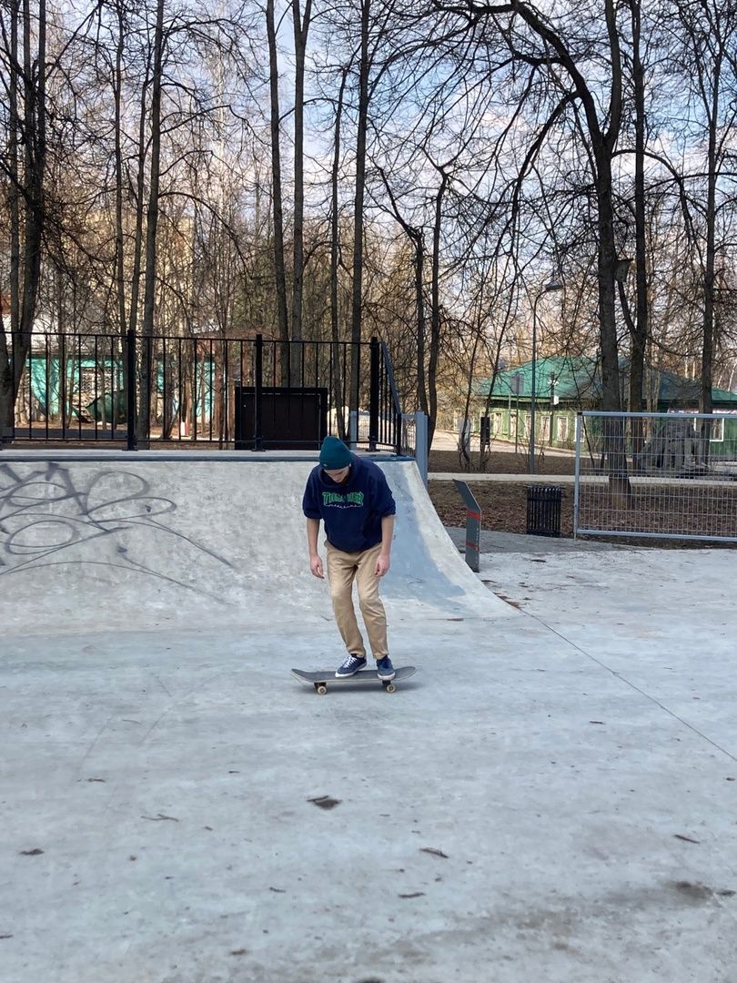 Солнечногорск, весна, скейт-парк, финты, молодежь