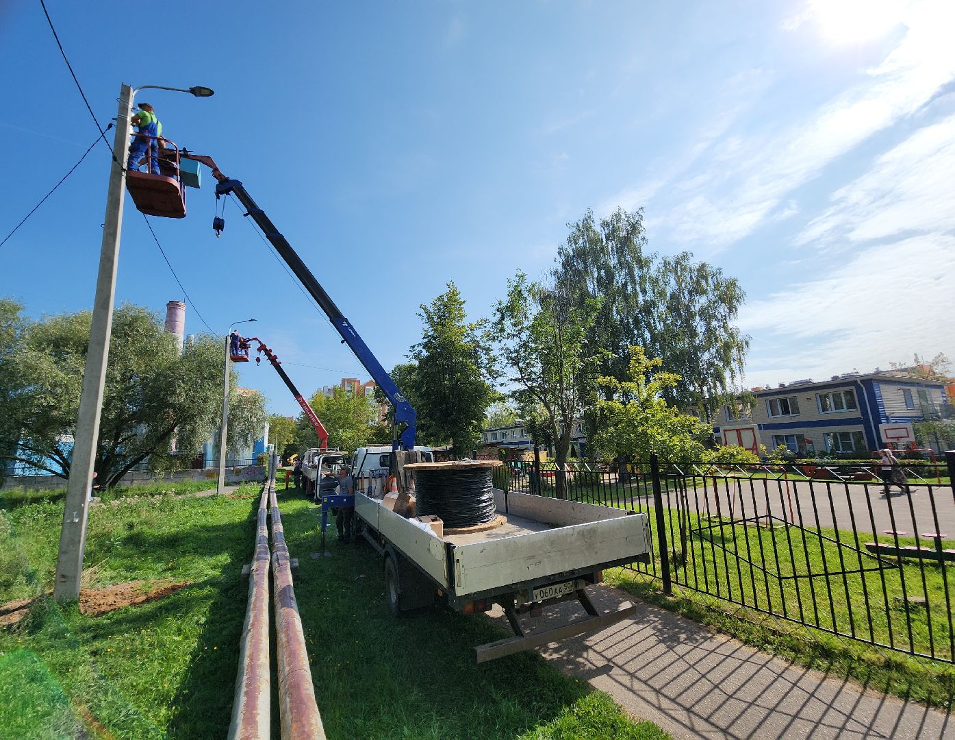 серпухов, подмосковье, благоустройство, освещение, освещение улиц,