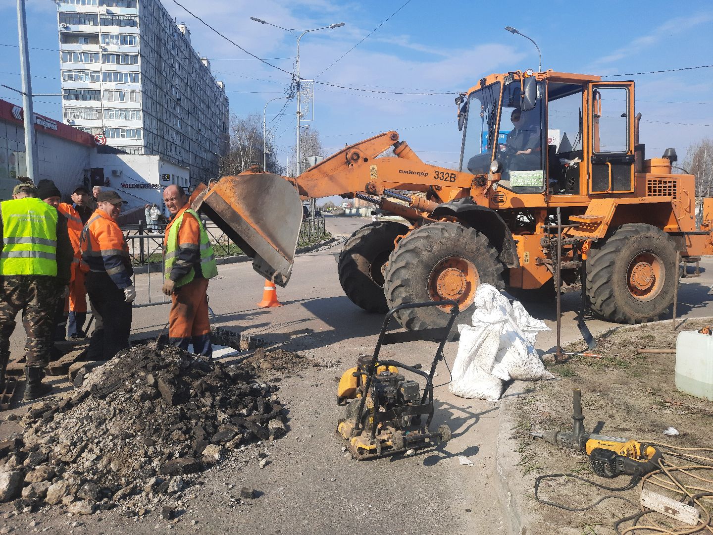 Дорожный ремонт, Дорожный службы, ЖКХ, Ремонт, Шатура