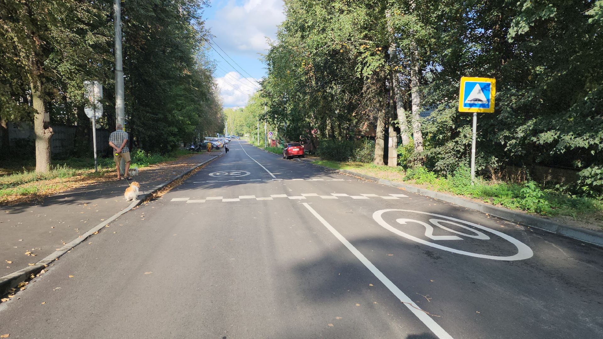 пушкино, дорожный ремонт, дорожный знак, тротуары, автобусная остановка, асфальтирование дорог,