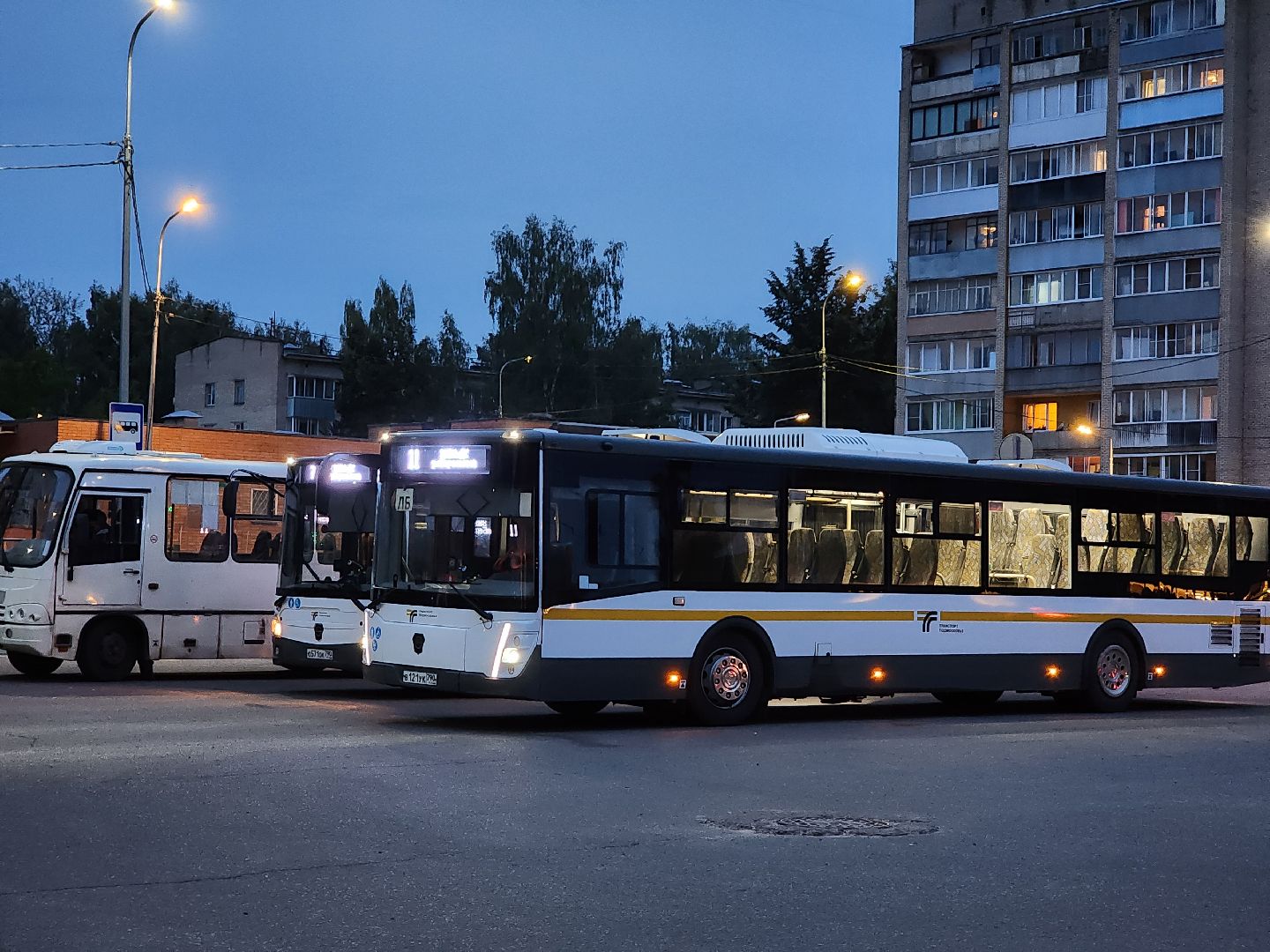 Дубна, Новый автобус, Лиаз, Транспорт, Мострансавто, обновление автопарка,