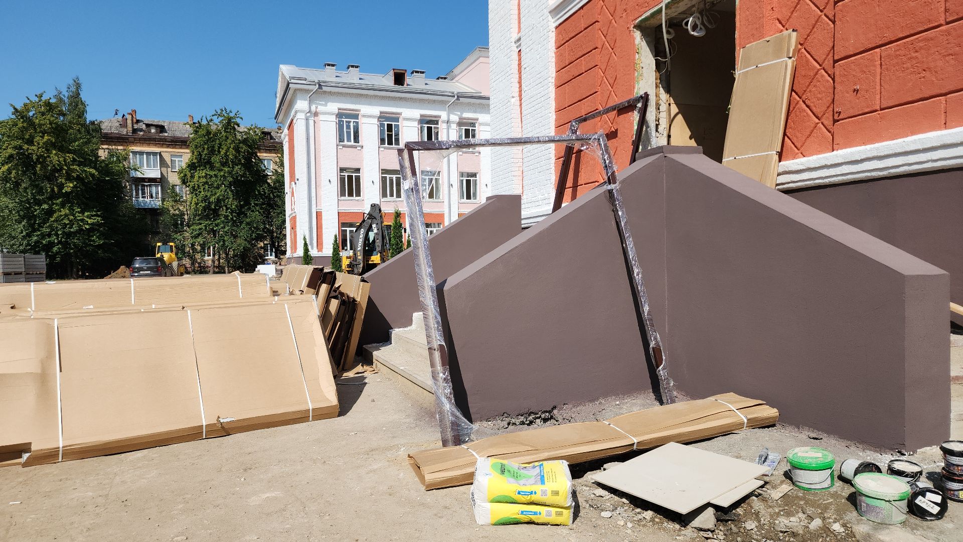 капремонт, капремонт школы, капитальный ремонт, электросталь, министр, министерство строительного комплекса, Марат Сибатулин, образование, строительство, начало учебного года,