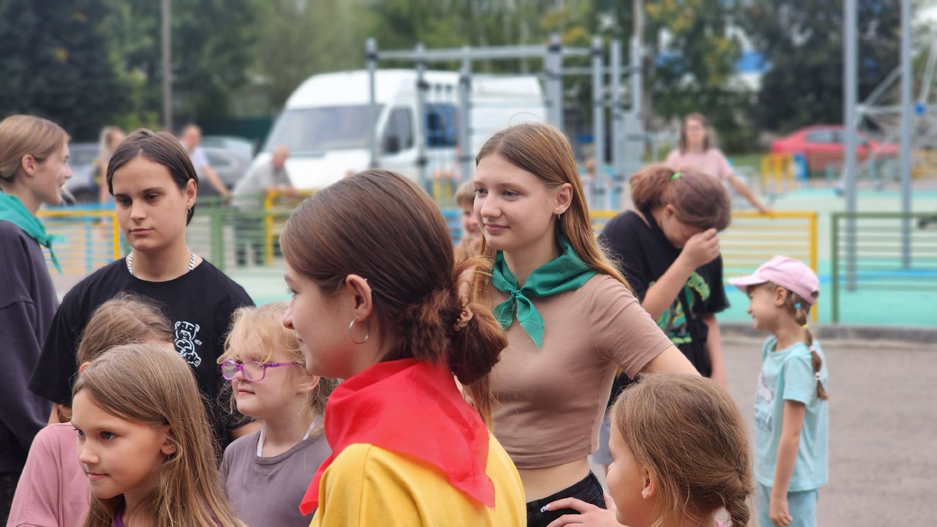 праздник двора, трудовые бригады, подростки-аниматоры, протвино, цми,