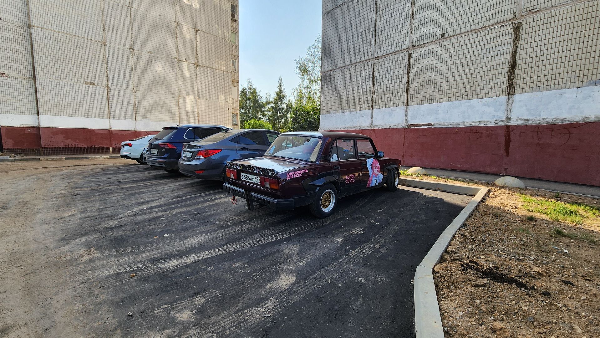 Солнечногорск, благоустройство, Военный городок, новая парковка,