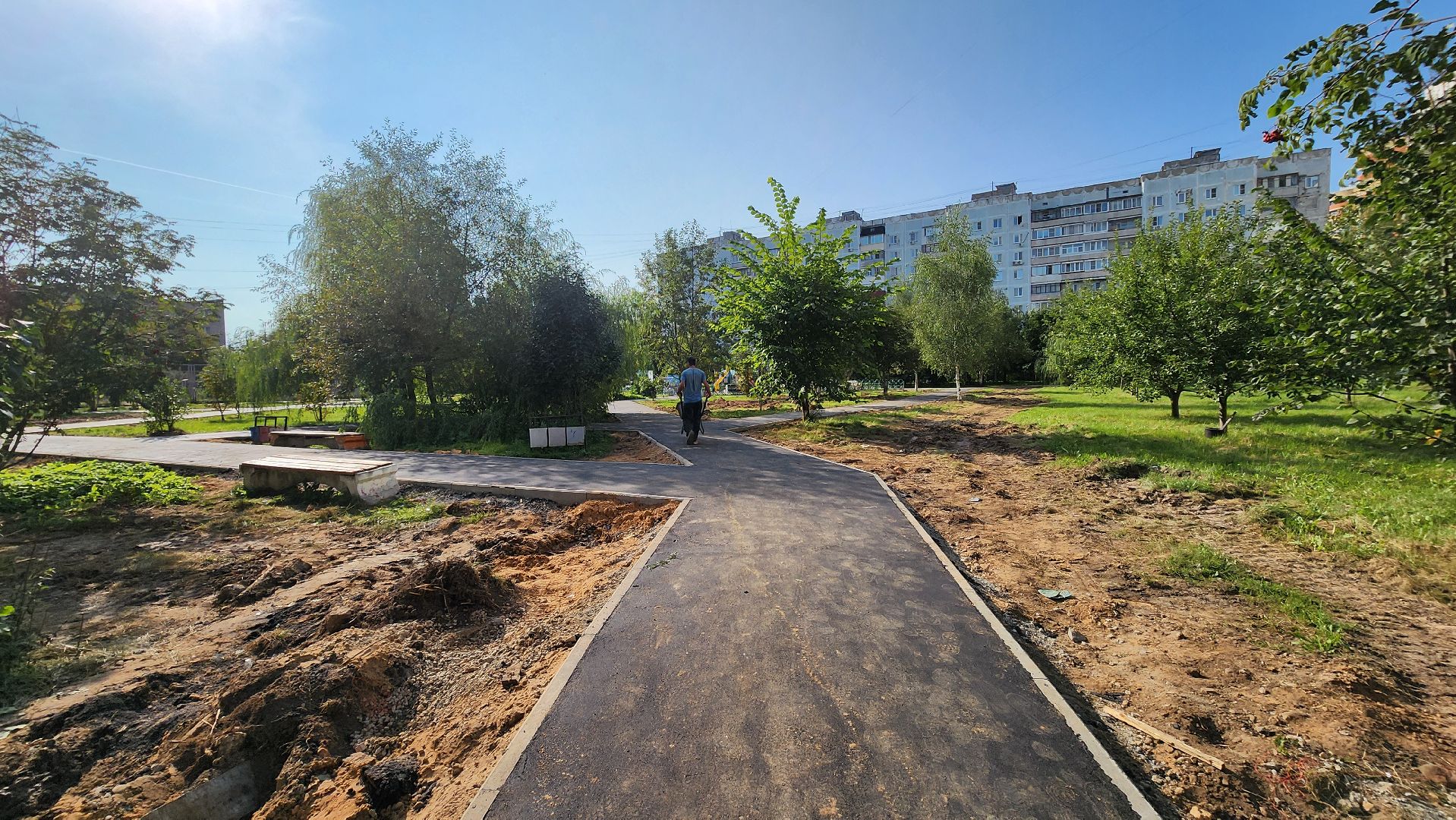 Солнечногорск, благоустройство, Военный городок, новая парковка,