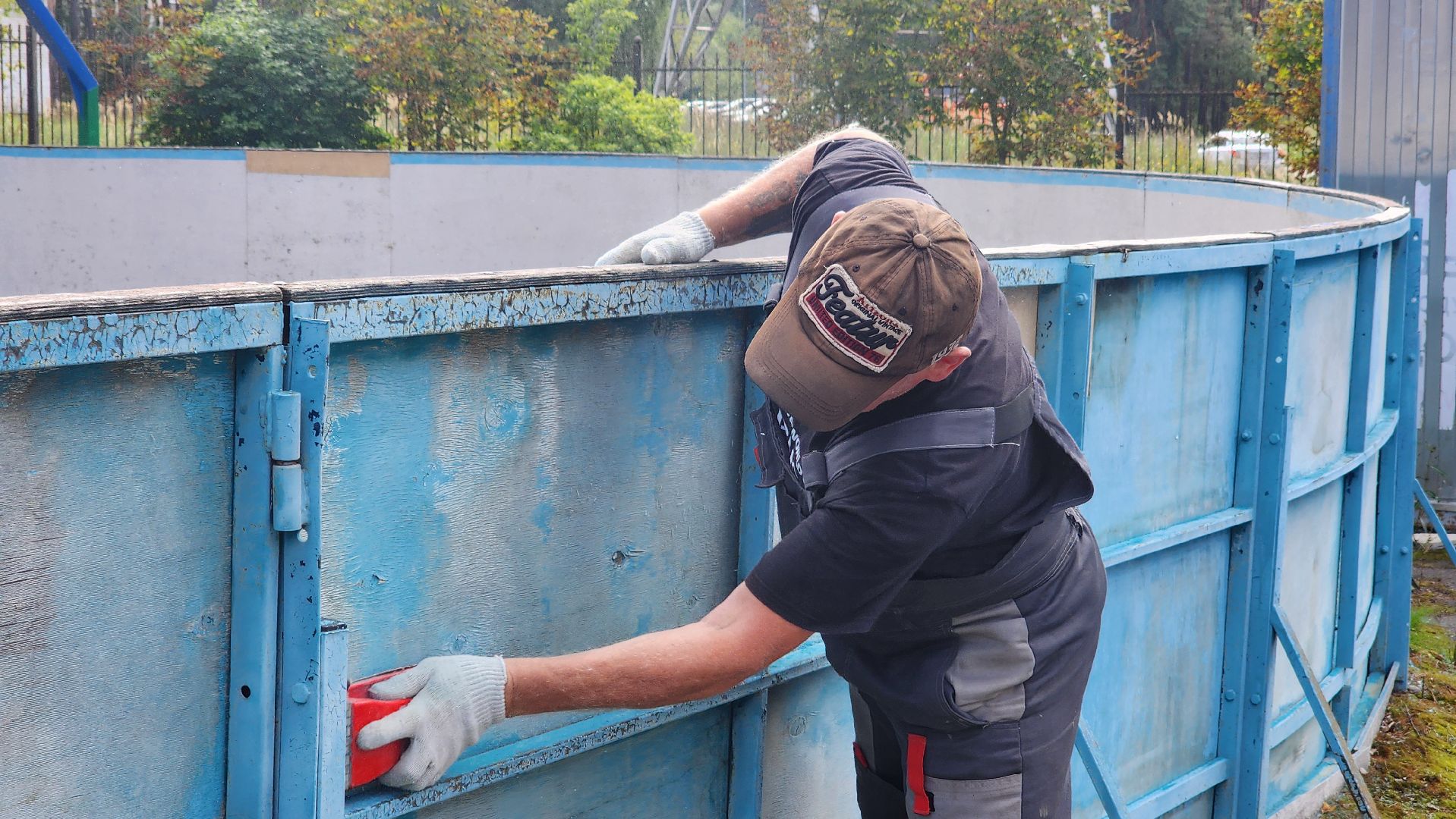 протвино, дс импульс, хоккейная коробка, спорт, подготовка к спортивному сезону,