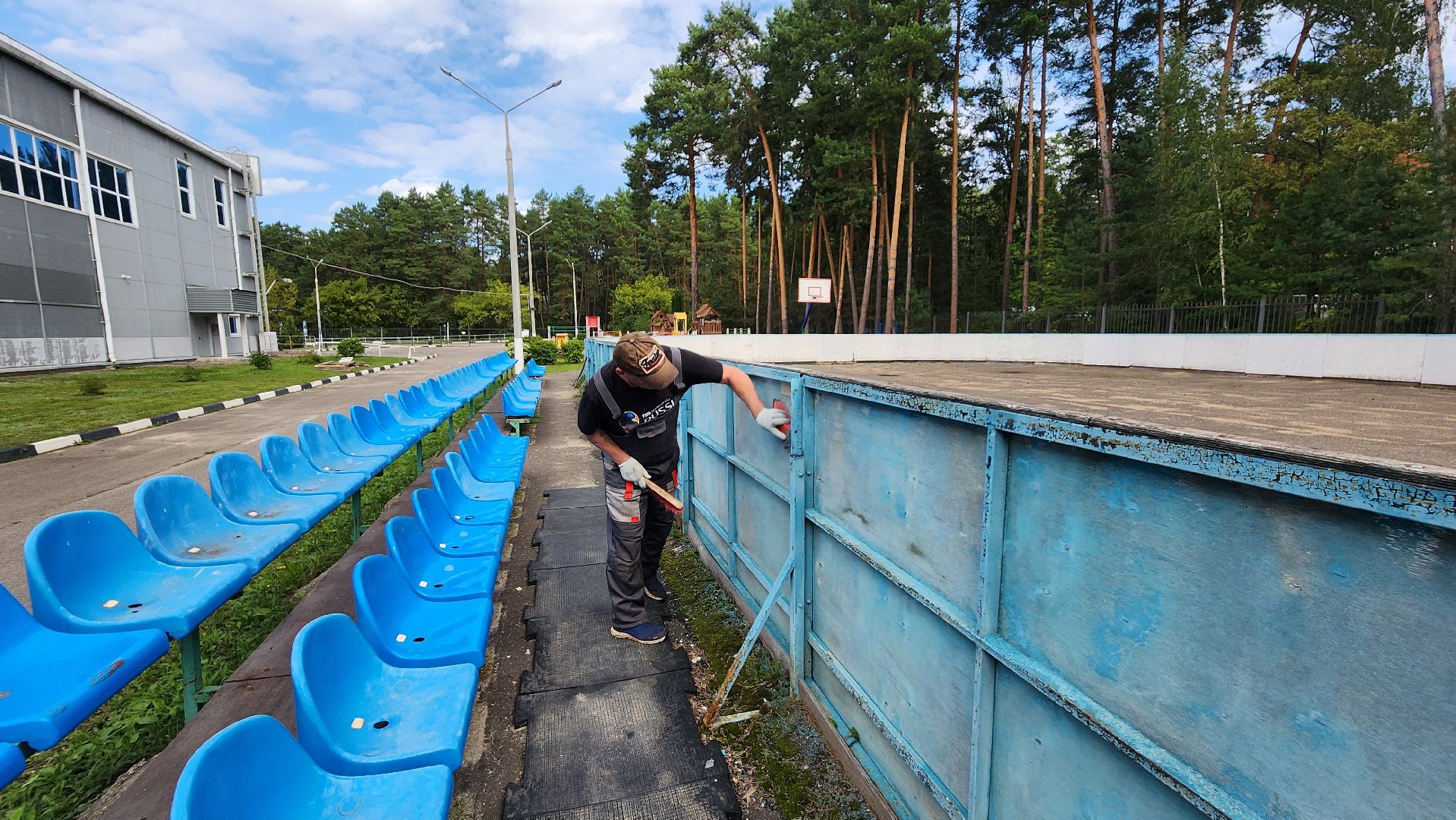 протвино, дс импульс, хоккейная коробка, спорт, подготовка к спортивному сезону,