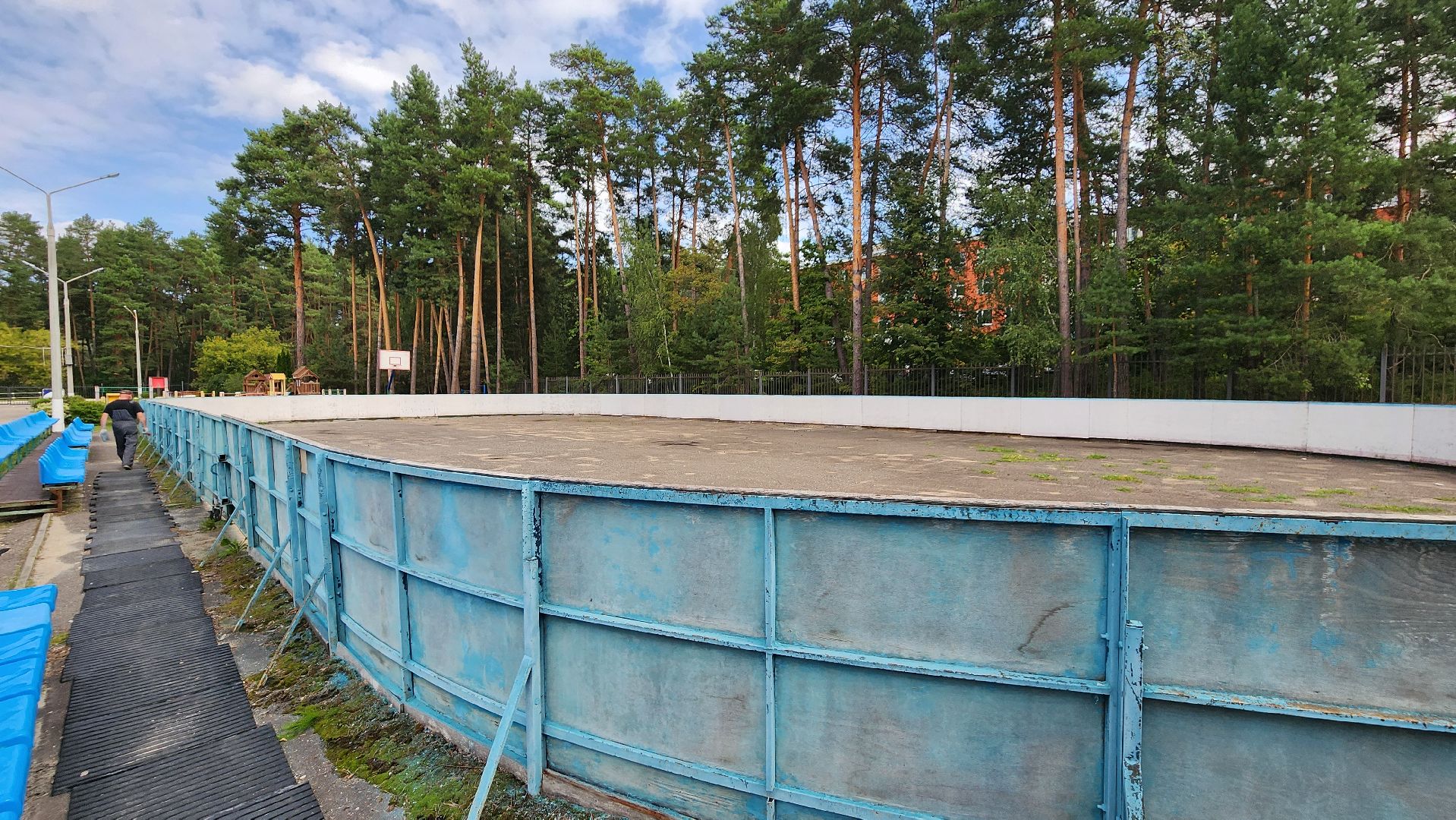 протвино, дс импульс, хоккейная коробка, спорт, подготовка к спортивному сезону,